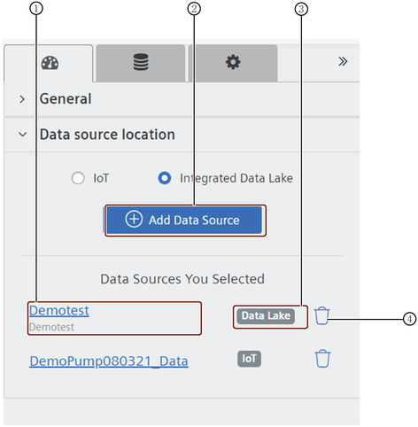 Configuring data source